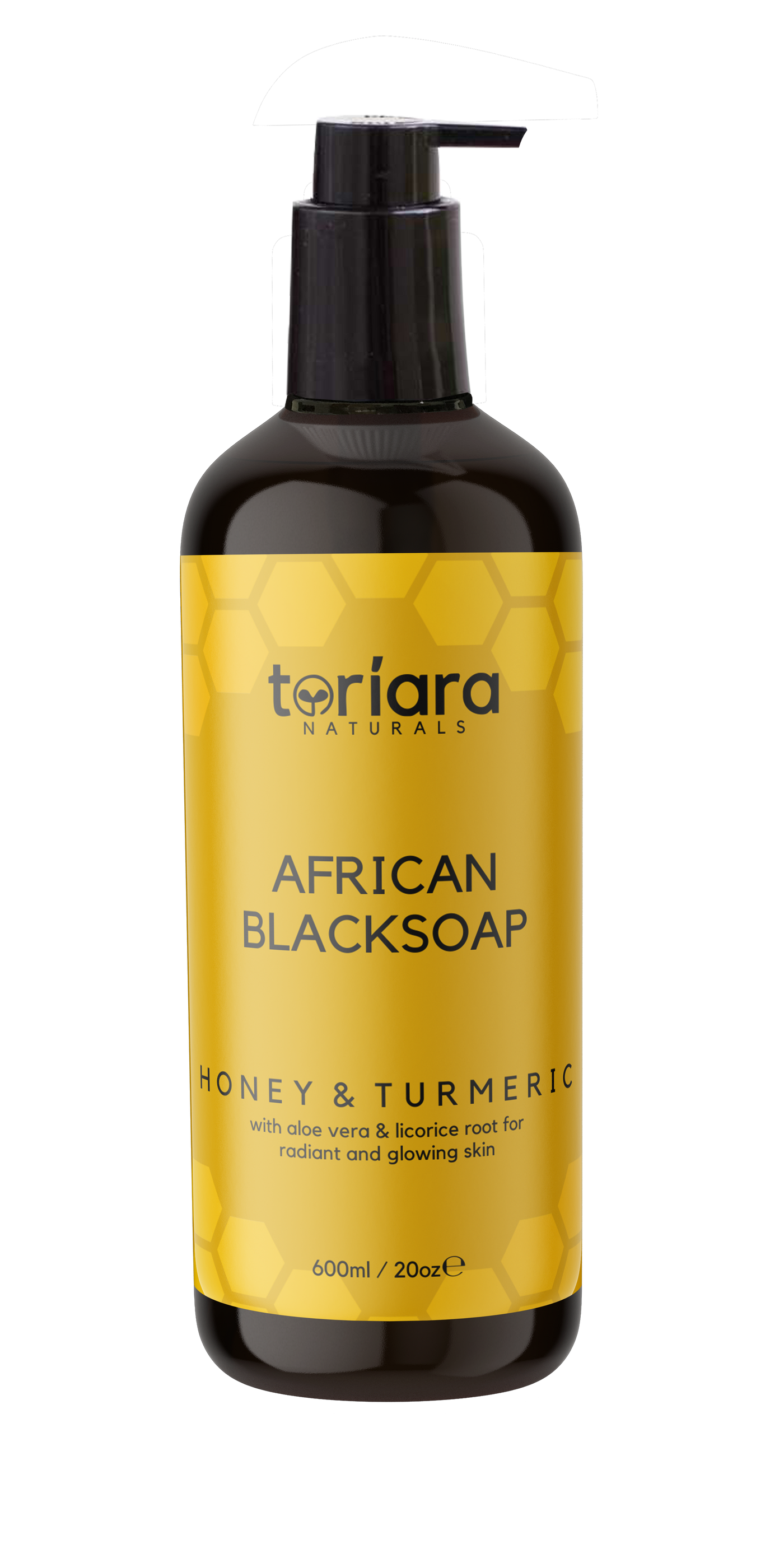African Black Soap - Honey & Turmeric