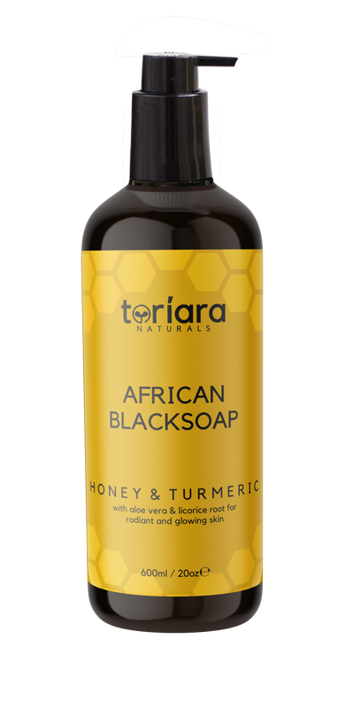 African Black Soap - Honey & Turmeric