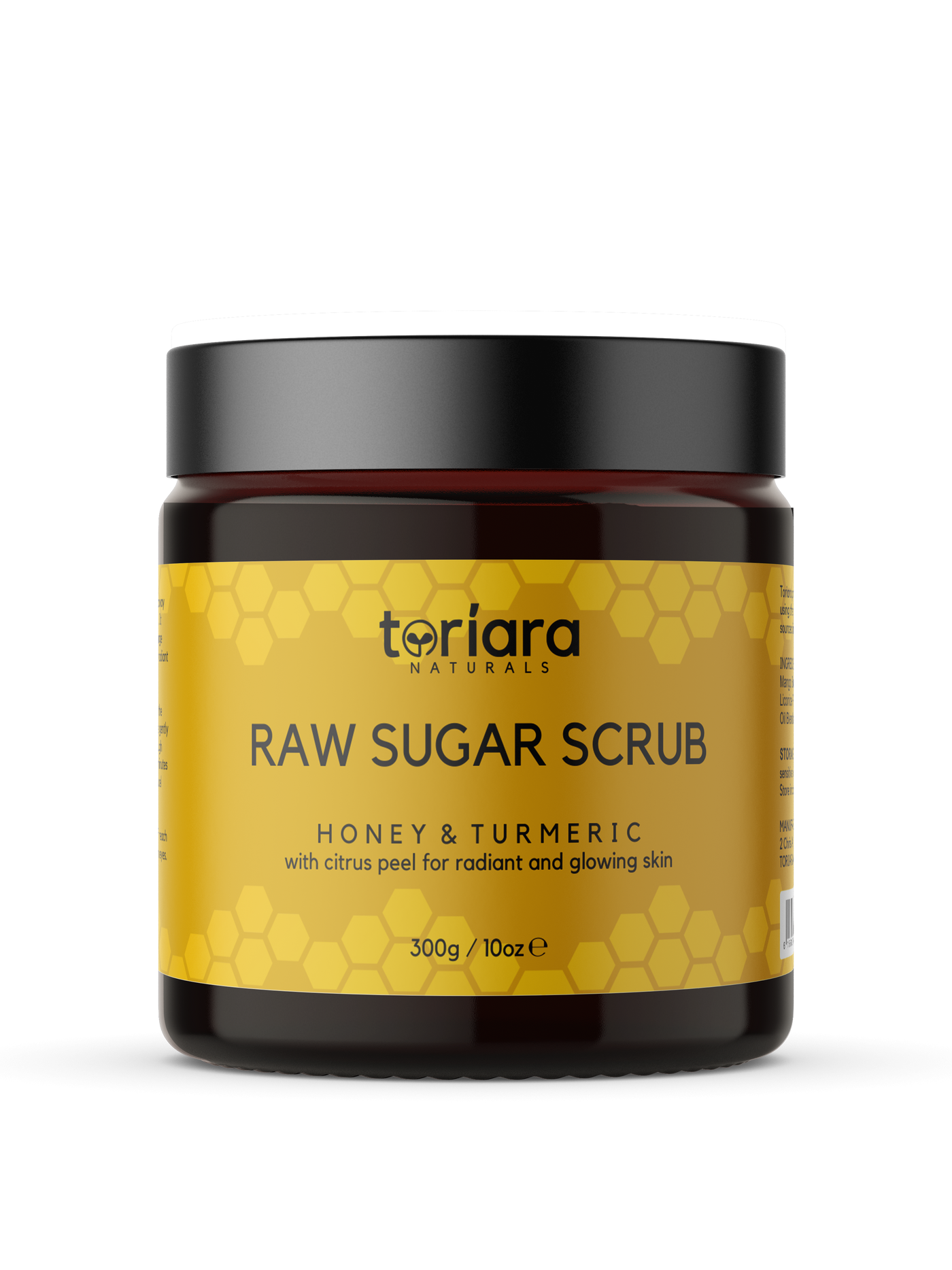 Raw Sugar Scrub - Honey & Turmeric